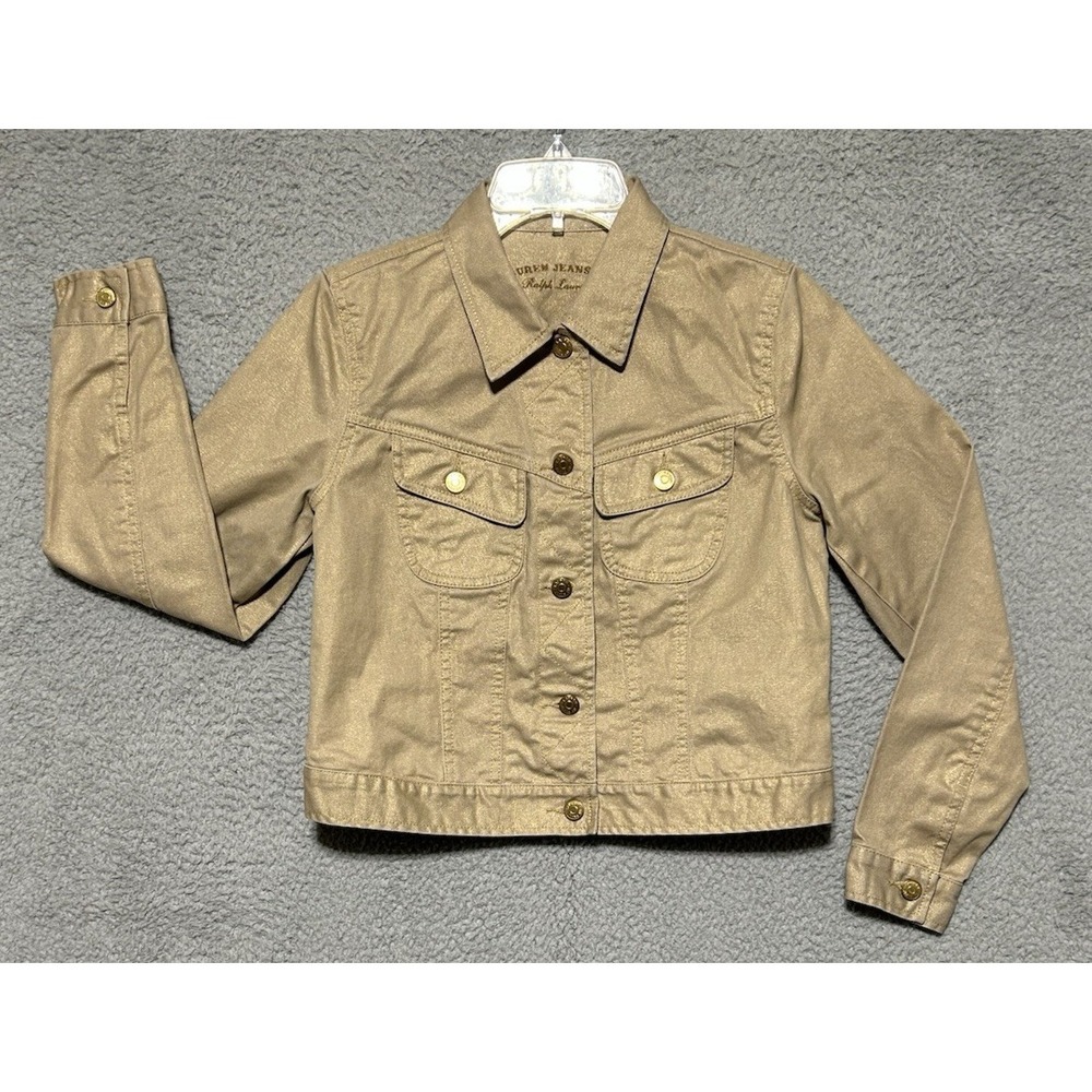 Lauren Ralph Lauren Tan Jean Jacket